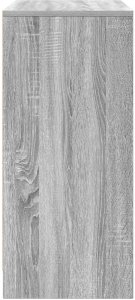 vidaXL Szafka na buty Szara Sonoma 57x34x76 cm Drewno klejone 7