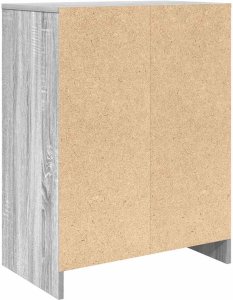 vidaXL Szafka na buty Szara Sonoma 57x34x76 cm Drewno klejone 8