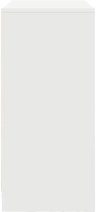 vidaXL Komoda z szufladami i drzwiami, biała, 70,5x34x74,5 cm 7