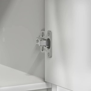 vidaXL Komoda z szufladami i drzwiami, biała, 70,5x34x74,5 cm 10