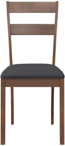 vidaXL Krzesła do jadalni z poduszkami 2 szt. lite drewno gumowe 5