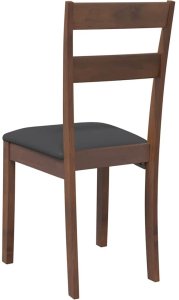 vidaXL Krzesła do jadalni z poduszkami 2 szt. lite drewno gumowe 7