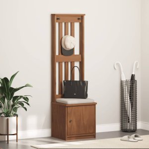 vidaXL Drzewko do przedpokoju „SANDENS" lite drewno sosnowe 3