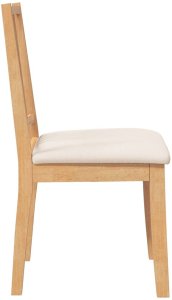 vidaXL Krzesła do jadalni z poduszkami 2 szt. drewno lite guma 6