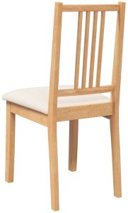 vidaXL Krzesła do jadalni z poduszkami 2 szt. drewno lite guma 7