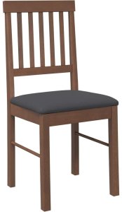 vidaXL Krzesła do jadalni z poduszkami 2 szt. lite drewno gumowe 4