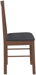 vidaXL Krzesła do jadalni z poduszkami 2 szt. lite drewno gumowe 6