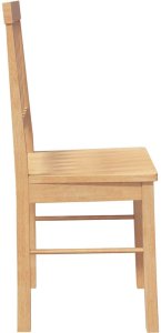 vidaXL Krzesła do jadalni 2 szt. lite drewno guma 6