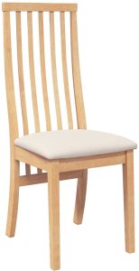 vidaXL Krzesła do jadalni z poduszkami 2 szt. lite drewno guma 4