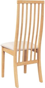 vidaXL Krzesła do jadalni z poduszkami 2 szt. lite drewno guma 7