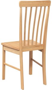 vidaXL Krzesła do jadalni 2 szt. lite drewno guma 7