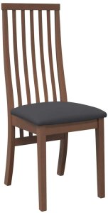 vidaXL Krzesła do jadalni z poduszkami 2 szt. lite drewno gumowe 4