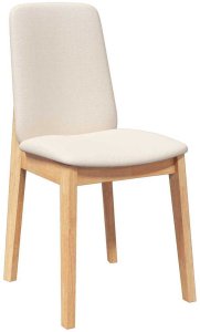 vidaXL Krzesła do jadalni z poduszkami 2 szt. lite drewno guma 4