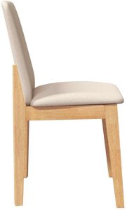 vidaXL Krzesła do jadalni z poduszkami 2 szt. lite drewno guma 6