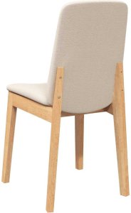 vidaXL Krzesła do jadalni z poduszkami 2 szt. lite drewno guma 7