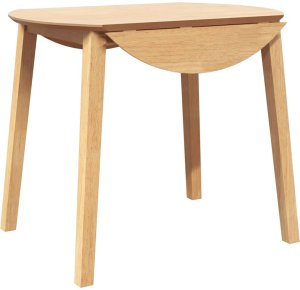 vidaXL Stół jadalny drewno lite Guma 2