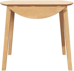 vidaXL Stół jadalny drewno lite Guma 5