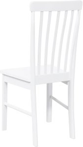 vidaXL Krzesła do jadalni 2 szt. Białe lite drewno gumowe 7