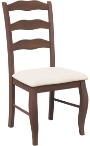 vidaXL Krzesła do jadalni z poduszkami 2 szt. lite drewno gumowe 4