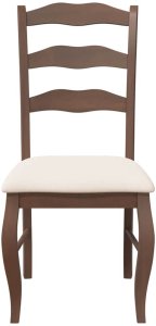 vidaXL Krzesła do jadalni z poduszkami 2 szt. lite drewno gumowe 5