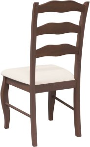 vidaXL Krzesła do jadalni z poduszkami 2 szt. lite drewno gumowe 7