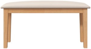 vidaXL Ławka 90 cm Drewno lite Guma 4