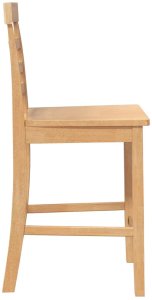 vidaXL Hokery barowe 2 szt. drewno lite guma 6