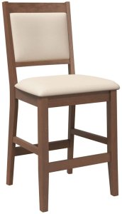 vidaXL Hokery barowe z poduszkami 2 szt. Brązowe lite drewno gumowe 4