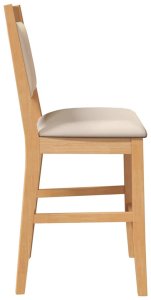 vidaXL Hokery barowe z poduszkami 2 szt. guma 6