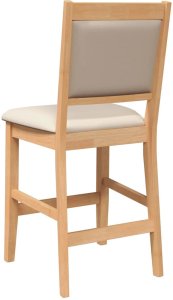 vidaXL Hokery barowe z poduszkami 2 szt. guma 7