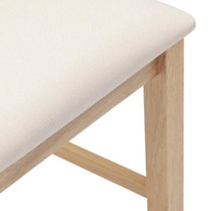 vidaXL Hokery barowe z poduszkami 2 szt. guma 8