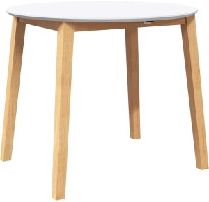 vidaXL Stół jadalny drewno lite Guma 4