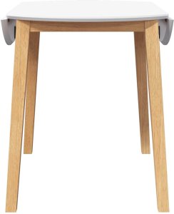 vidaXL Stół jadalny drewno lite Guma 6