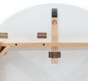 vidaXL Stół jadalny drewno lite Guma 10