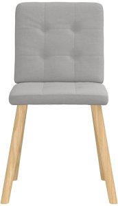 vidaXL Krzesła do jadalni 4 szt. Tkanina Cloud Grey 4