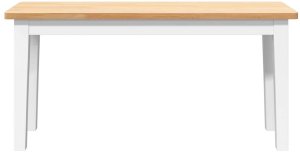 vidaXL Ławka 90 cm Drewno lite Guma 4