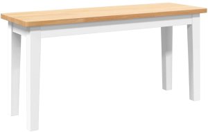 vidaXL Ławka 90 cm Drewno lite Guma 6