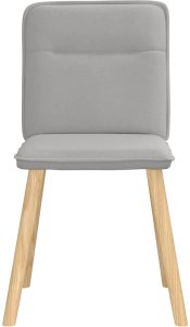 vidaXL Krzesła do jadalni 4 szt. Tkanina Cloud Grey 4