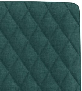 vidaXL Krzesła do jadalni 4 szt. Ciemnozielona tkanina 7