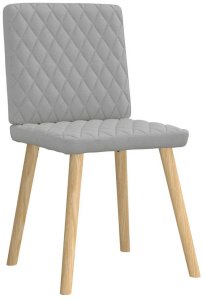 vidaXL Krzesła do jadalni 6 szt. Tkanina Cloud Grey 3