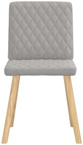 vidaXL Krzesła do jadalni 6 szt. Tkanina Cloud Grey 4