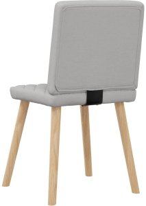 vidaXL Krzesła do jadalni 6 szt. Tkanina Cloud Grey 6