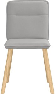 vidaXL Krzesła do jadalni 2 szt. Tkanina Cloud Grey 4