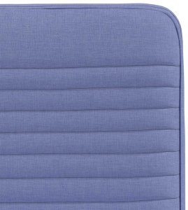 vidaXL Krzesła do jadalni 2 szt. Jeans Niebieski Tkanina 7