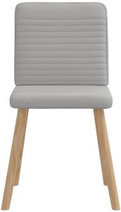 vidaXL Krzesła do jadalni 2 szt. Tkanina Cloud Grey 4