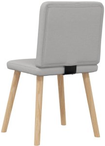 vidaXL Krzesła do jadalni 2 szt. Tkanina Cloud Grey 6