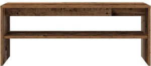 vidaXL Szafka pod telewizor, stare drewno, 100x40x40 cm 5