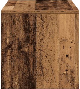 vidaXL Szafka pod telewizor, stare drewno, 100x40x40 cm 6