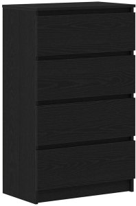 vidaXL Komoda, czarny dąb, 60x35x98,5 cm, materiał drewnopochodny 2
