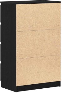 vidaXL Komoda, czarny dąb, 60x35x98,5 cm, materiał drewnopochodny 8